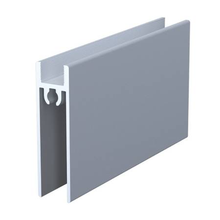 Profil inferior A-10, 3m, aluminiu, Hafele