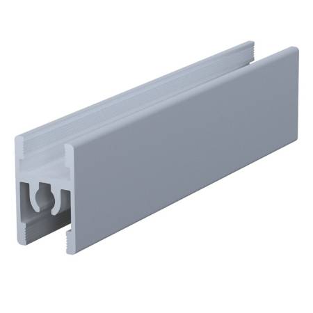 Profil superior-intermediar A-10, 3m, aluminiu, Hafele