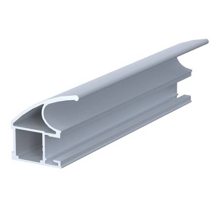 Profil maner A-10, 3m, aluminiu, Hafele