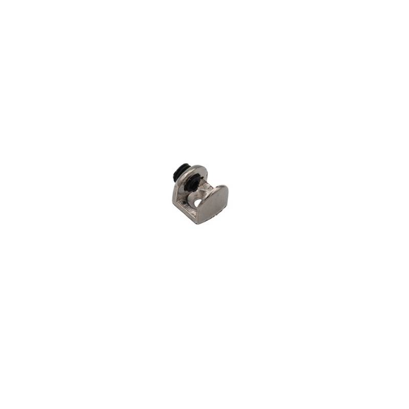 Suport pentru polita sticla, maxim 6mm, finisaj crom, set 4 bucati