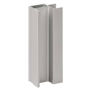 Profil maner pentru dressing, Adoor Easy, U-18, finisaj aluminiu, 2.7 metri, Hafele
