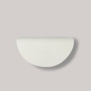 Maner Semiluna 64mm Alb
