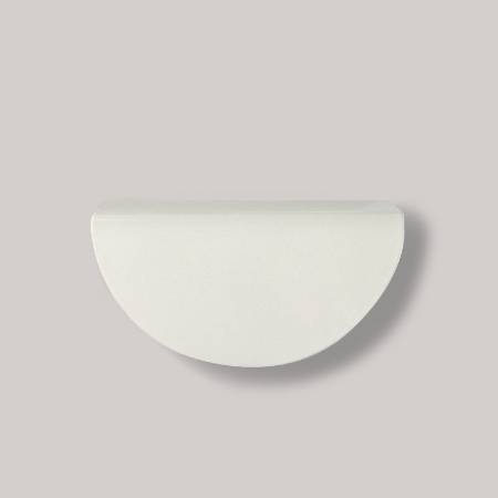 Maner Semiluna 64mm Alb