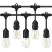 Ghirlanda luminoasa cu pendule interconectabil E27 IP65 20m