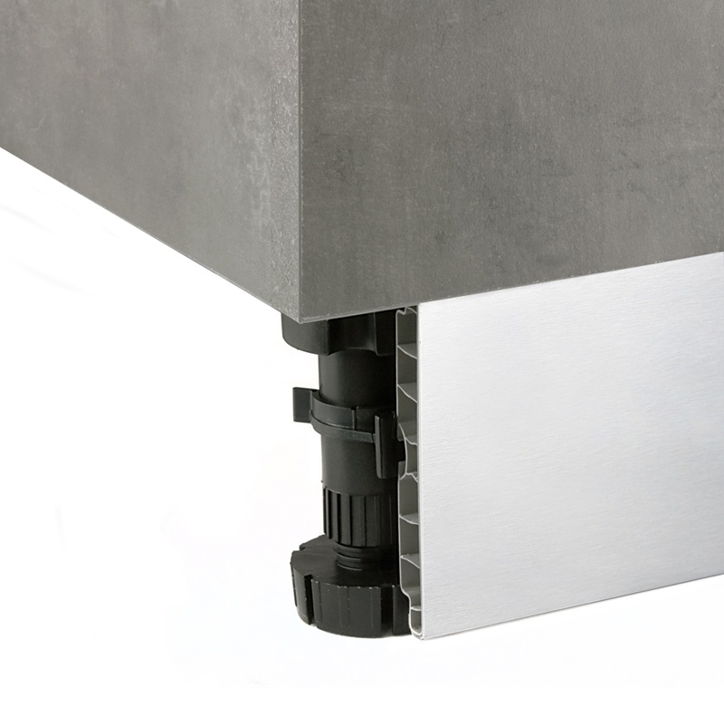 Plinta PVC pentru bucatarie, H 120mm, folie aluminiu, 4 metri (debitare maxim 3 metri) 3