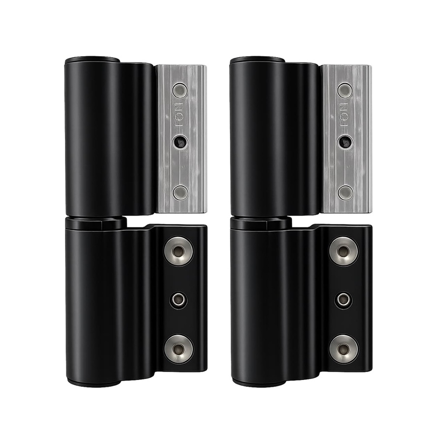 Set 2 balamale rapide Skala negre pentru usa aluminiu trafic intens, 113 mm, 80 kg 2