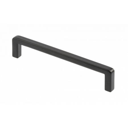 Maner BAGIO, 128 mm, negru mat
