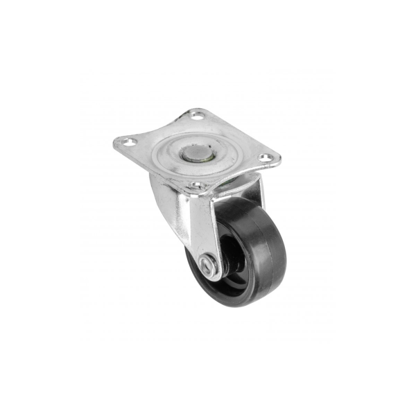 GTV Rotila KM15, 30 mm, fara frana, plastic, negru pentru casa si proiecte eficiente