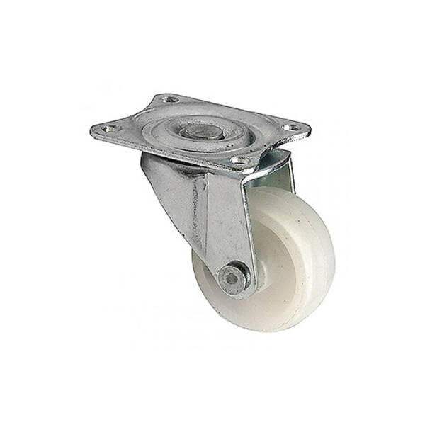 GTV Rotila KM15, 38 mm, fara frana, plastic, alb pentru casa si proiecte eficiente