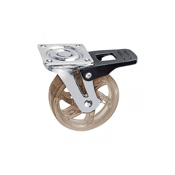 GTV Rotila SHIFT, 75 mm, cu frana, maro
