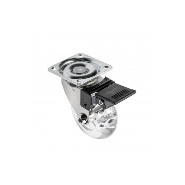GTV Rotila BRAZIL, 50 mm, cu frana, transparent