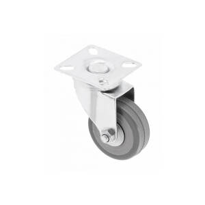 Rotila GREYROLL, 50 mm, cu frana, gri