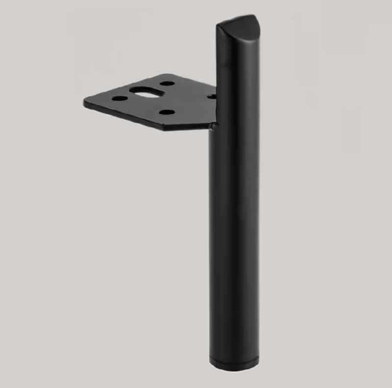 Picior 3282, H150, finisaj negru mat