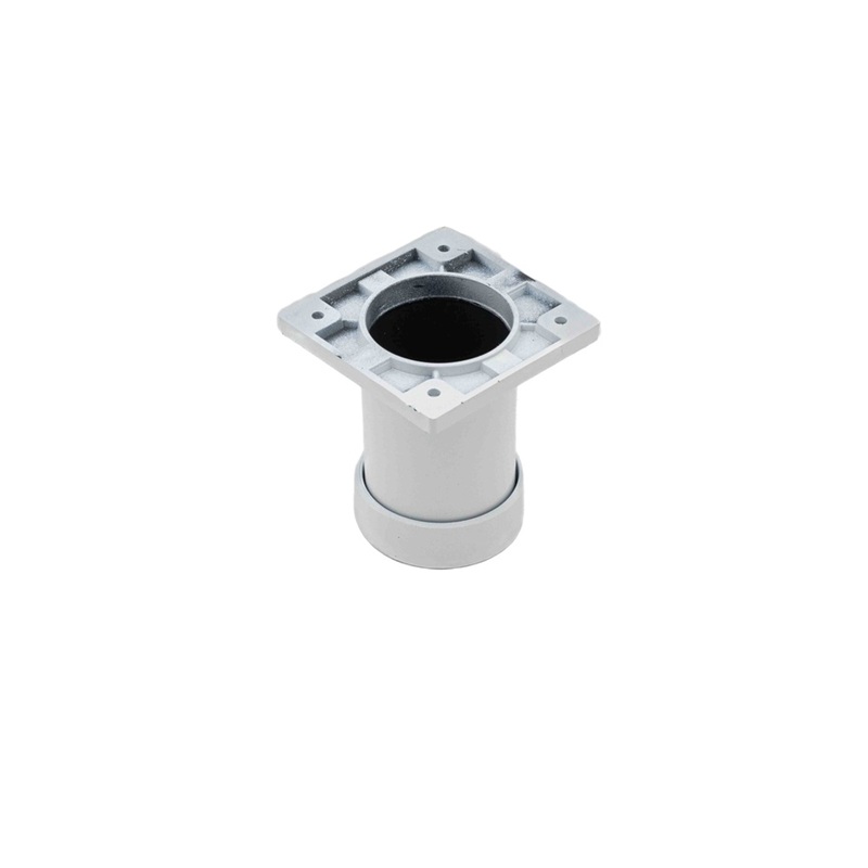 Picior mobilier rotund SEDEF, plastic, H80, finisaj alb pentru casa si proiecte eficiente