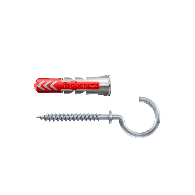 Set Diblu Fischer DuoPower 5x25 mm cu carlig rotund, 8 buc