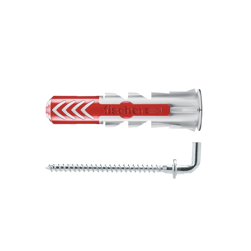 Set Diblu Fischer DuoPower 5x25 mm cu carlig tip unghi, 8 buc