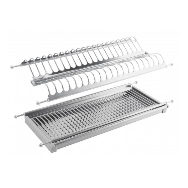 GTV Scurgator vase incorporabil, doua nivele, ajustabil 730 - 780 mm, corp 800, inox pentru casa si proiecte eficiente