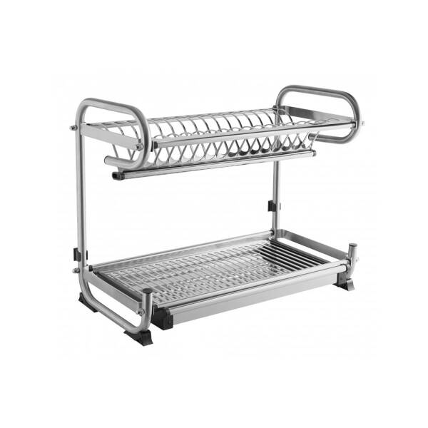 GTV Scurgator vase pentru blat, doua nivele, 482 mm, inox