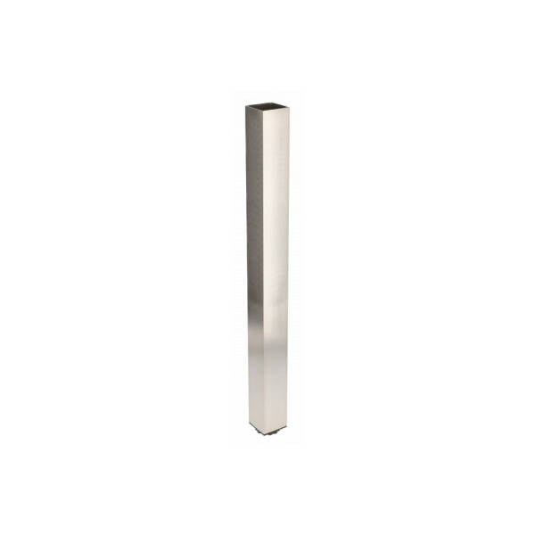 GTV Picior masa patrat 60x60, H710 mm, inox pentru casa si proiecte eficiente