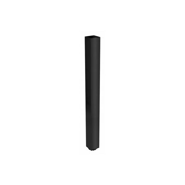 GTV Picior masa patrat 60x60, H710 mm, negru pentru casa si proiecte eficiente