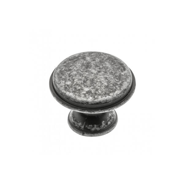 GTV Buton CENTO ,28 mm, argintiu antic pentru casa si proiecte eficiente