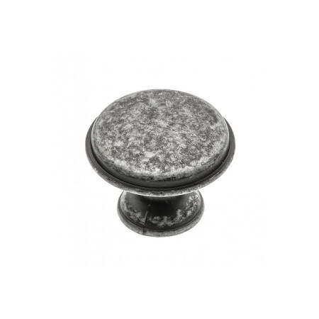 Buton CENTO ,28 mm, argintiu antic