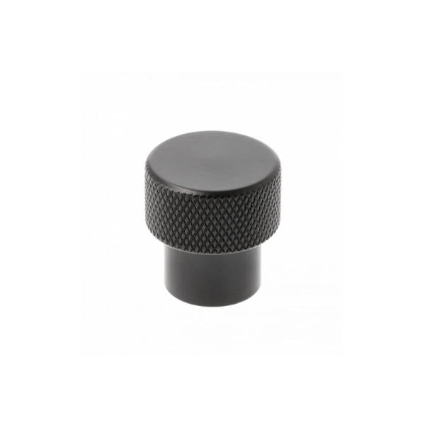 GTV Buton STRUCTURE, 22mm, negru mat pentru casa si proiecte eficiente