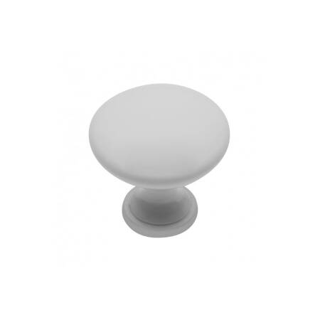 Buton TERNI, 30mm, alb stralucitor