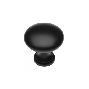 Buton TERNI, 30mm, negru mat