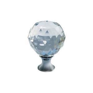 Buton CRYSTAL PALACE, A 30mm (CROM + CRISTAL)