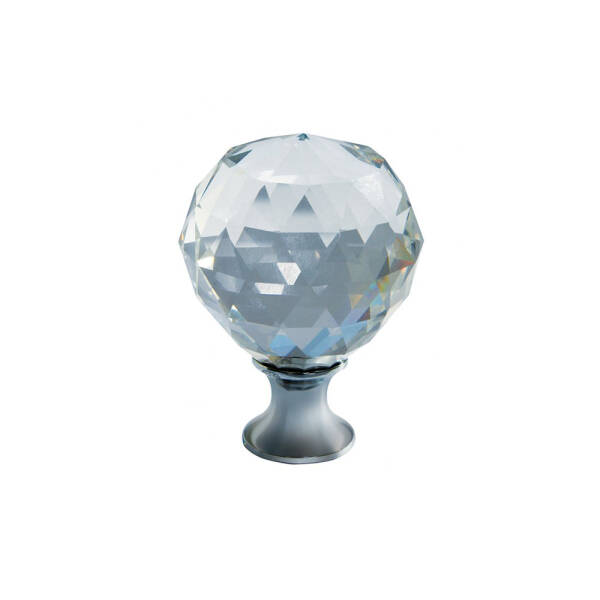 GTV Buton CRYSTAL PALACE, A 30mm (CROM + CRISTAL) pentru casa si proiecte eficiente