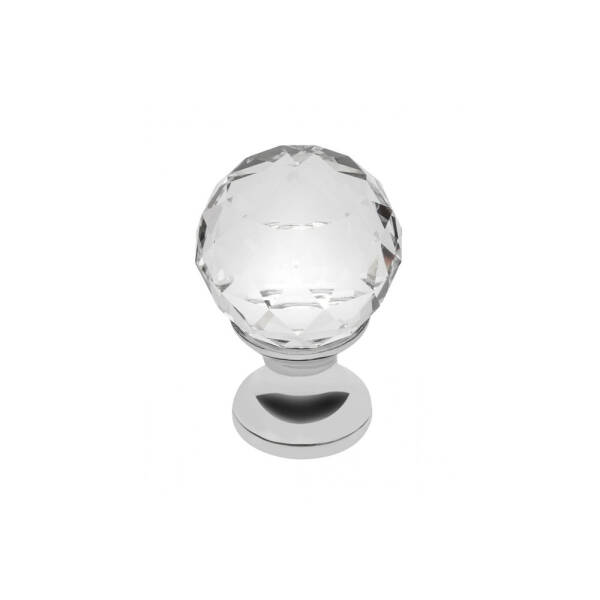 GTV Buton CRYSTAL PALACE, A 20mm (CROM + CRISTAL) pentru casa si proiecte eficiente