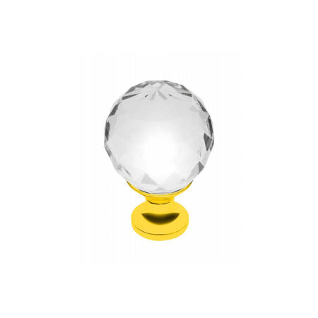 Buton CRYSTAL PALACE, A 30mm (AURIU + CRISTAL)