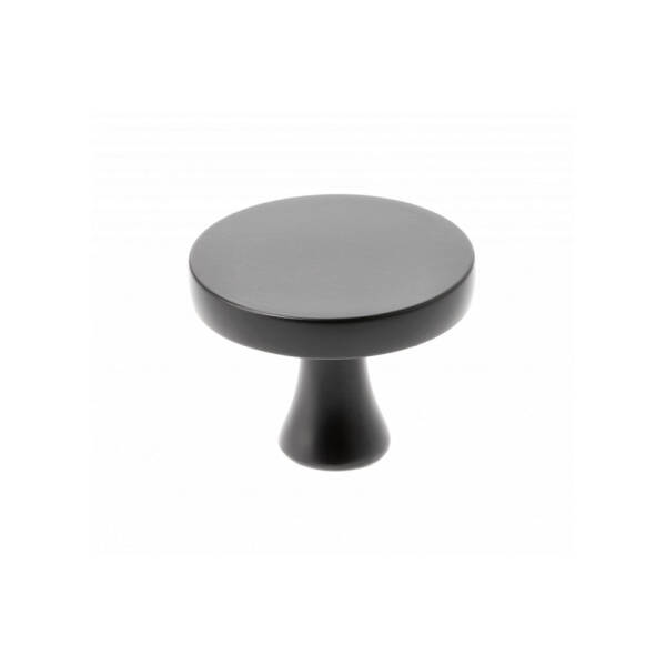 GTV Buton DUNE, 33,5mm, negru mat pentru casa si proiecte eficiente