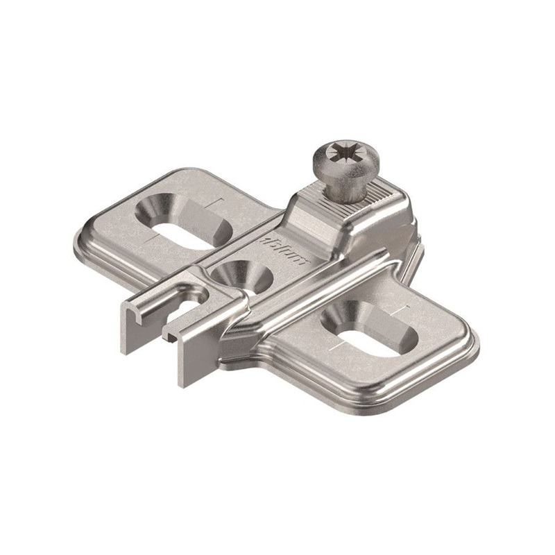 Placuta montaj balama modul, in cruce, inaltare 0mm, fixare cu suruburi, Blum