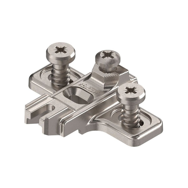 Placuta montaj balama modul, pentru lezena, in cruce, inaltare 3mm, Blum