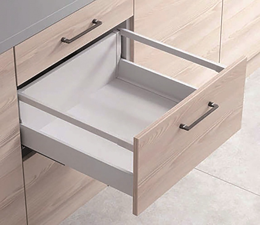 Set lonjeroane 450 mm, finisaj alb, Hafele 3