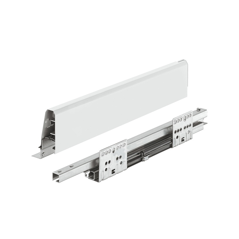 Glisiera cu laterale metalice, 500 mm, alb, Matrixbox Hafele