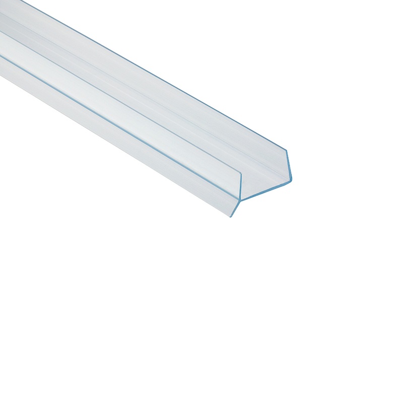 Profil PVC pentru plinta pal/mdf, transparent, 2.5 m, Hafele