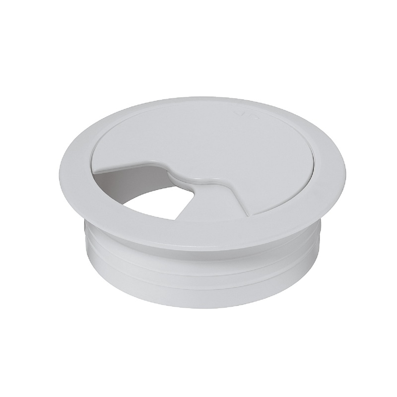 Trecere cablu, fi 60 mm, alb, Hafele pentru casa si proiecte eficiente