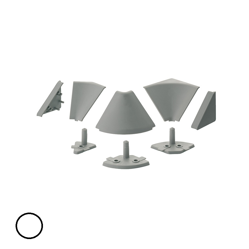 Accesorii inaltator PVC, 30x30, alb, Hafele