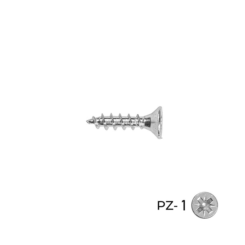 Holzsurub PAL  Lemn, 2.5 x 25, alb-zincat, 100 bucati, Reisser