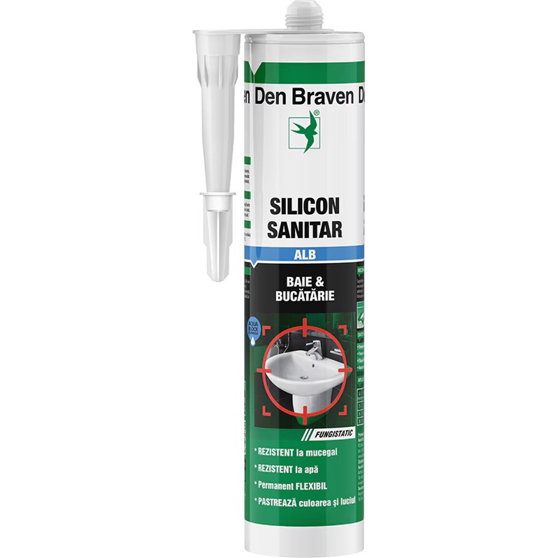 Silicon sanitar Alb 280 ML