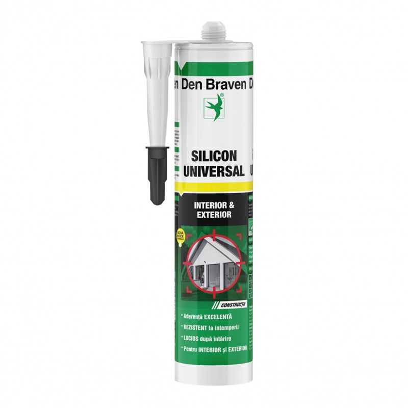 Silicon universal negru 280 ml pentru casa si proiecte eficiente