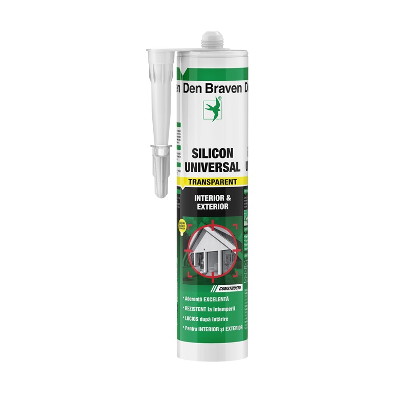 Silicon universal transparent 280 ml pentru casa si proiecte eficiente