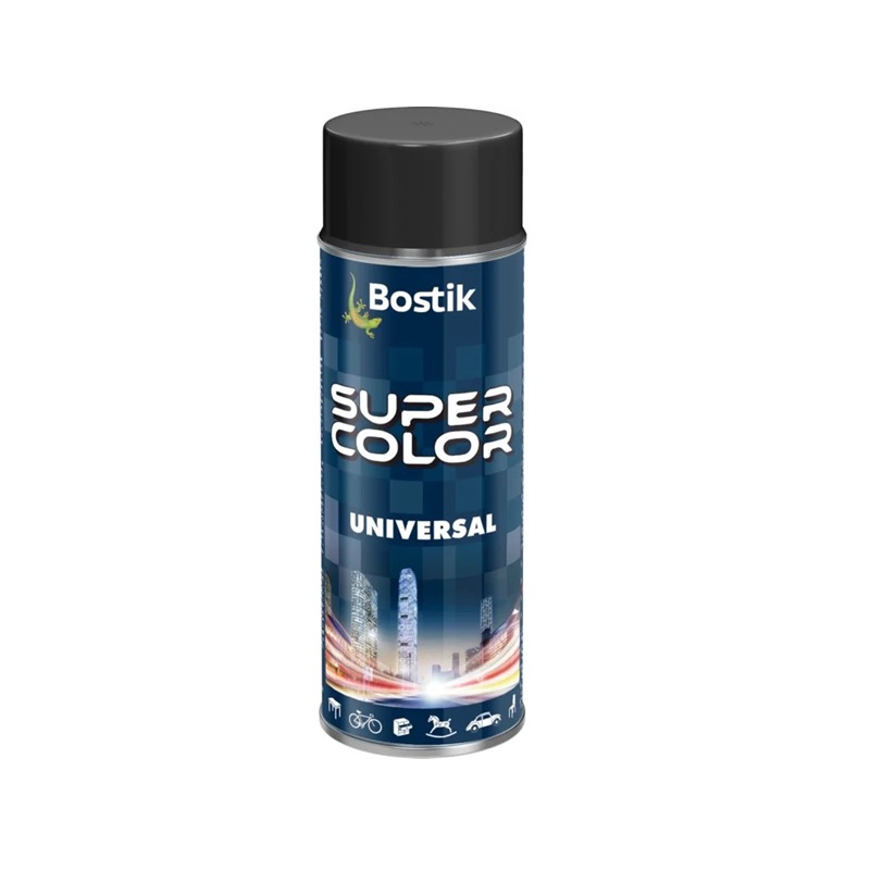Spray vopsea negru mat 400 ml Denbraven pentru casa si proiecte eficiente