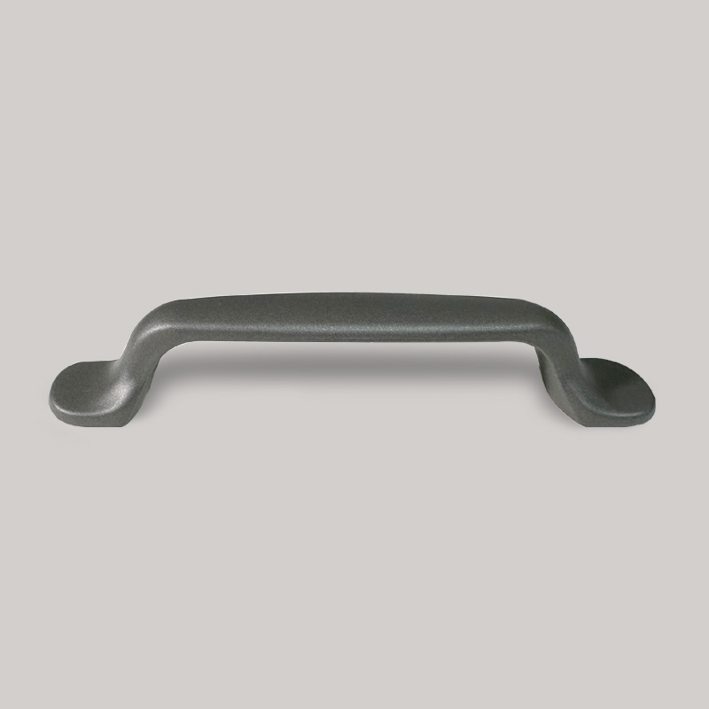 Maner mobilier 7609, interaxa 128 mm, metalic, finisaj gri titan pentru casa si proiecte eficiente
