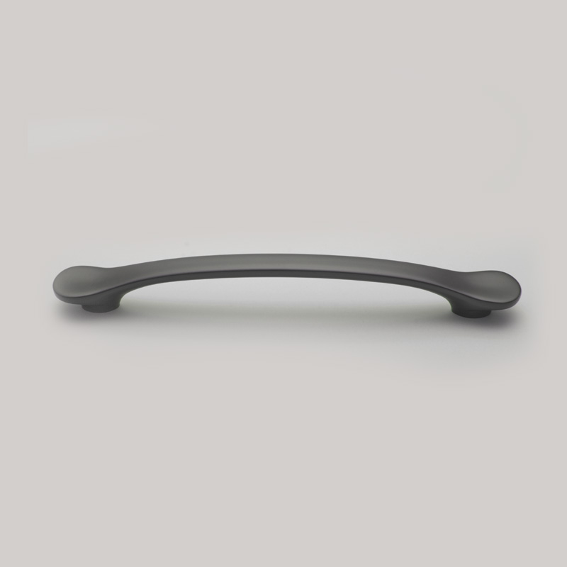 Maner mobilier 7789, interaxa 160 mm, metalic, finisaj gri titan pentru casa si proiecte eficiente