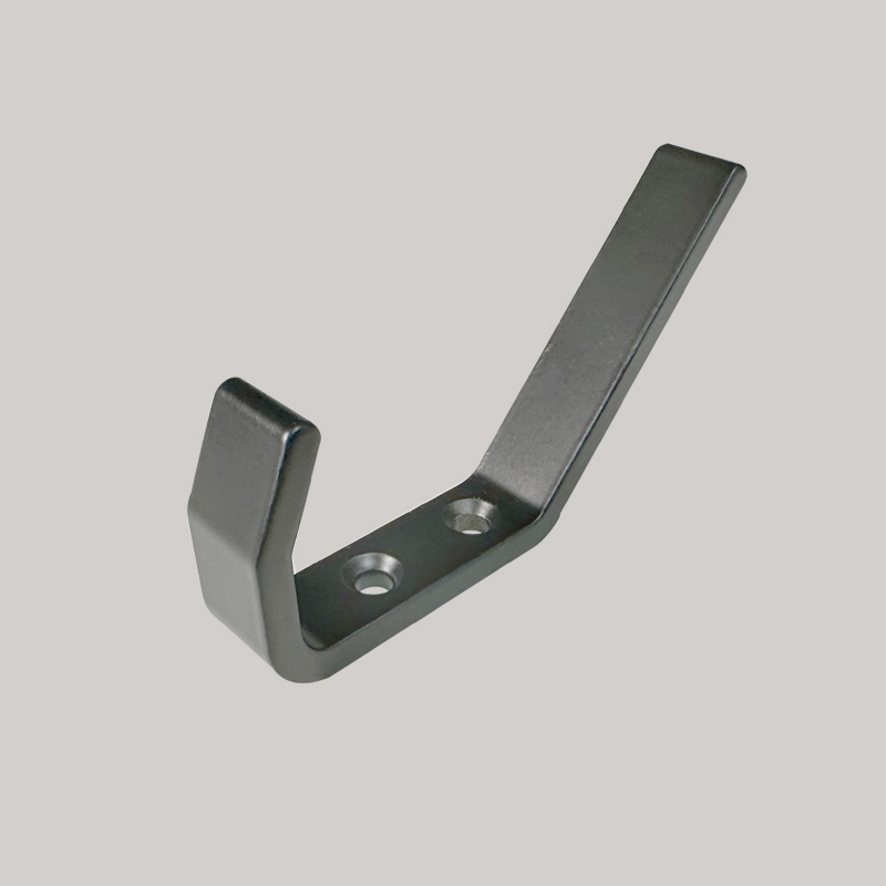 Cuier metalic 103, 2 agatatori, finisaj negru