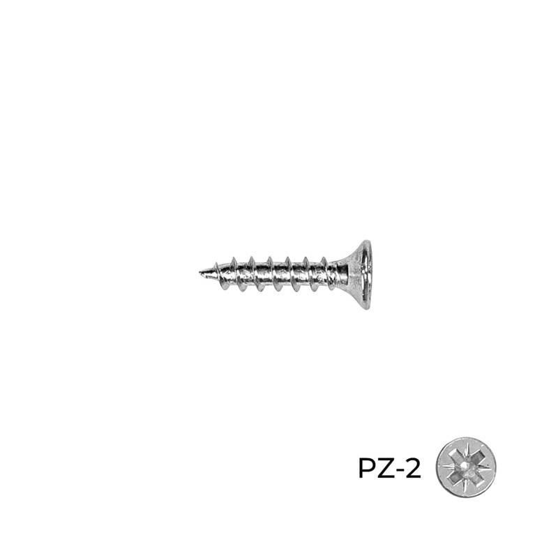 Holzsurub PAL / Lemn, 4.0 x 16, alb-zincat, 1000 bucati, Reisser pentru casa si proiecte eficiente